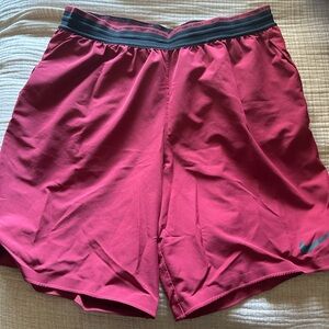 Nike Men's Red Athletic Shorts